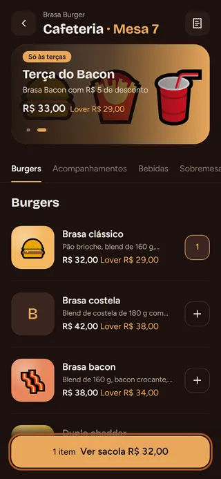 Passo 3: Responda as perguntas do produto e toque em Adicionar ao pedido. Depois toque em Ver sacola.